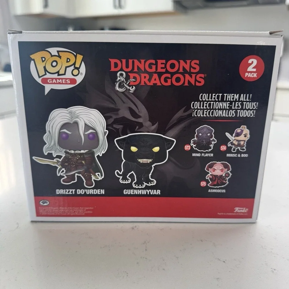 Funko Pop! Games - Dungeons & Dragons - Drizzt Do'Urden & Guenhwyvar - 2 Pack...